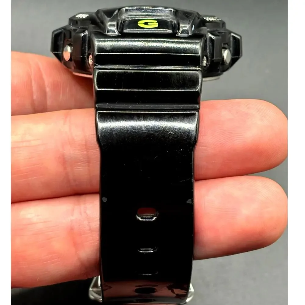 Casio G-Shock DW6900CS-1 Lime Green Glossy Black Digital Men's Watch